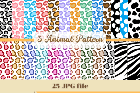 Animal Patterns Digital Papers Art JPG: A Versatile Tool for Creative Projects