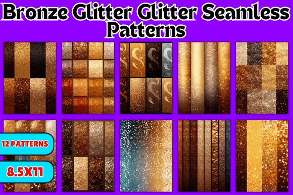 Bronze Glitter Glitter Patterns: Strategic Use for Creative and Professional Projects