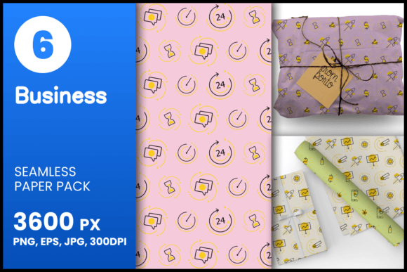 Business Seamless Patterns: Versatile Design Elements for Creative and Professional Use