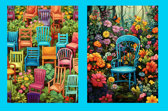 Chairs in the Gardens Patterns