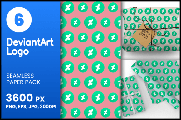 DeviantArt Logo Seamless Patterns for Creative Projects