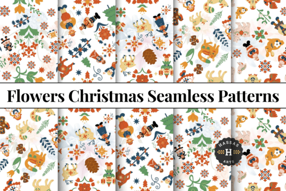 Flowers Christmas Seamless Patterns: A Strategic Tool for Holiday Creativity