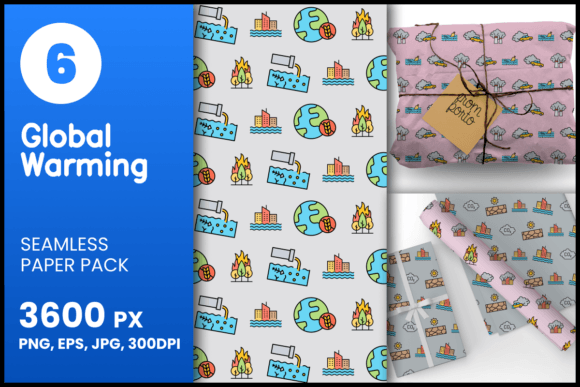 Global Warming Seamless Patterns: A Creative Solution for Modern Design Needs