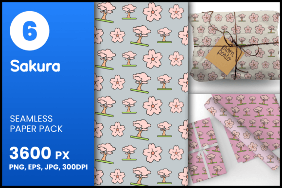 Sakura Seamless Patterns: A Versatile Design Resource for Creatives